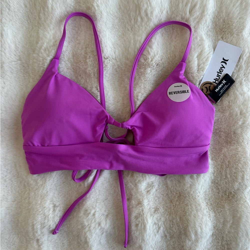 🆕 Hurley | Reversible Bikini Top - Size L.
